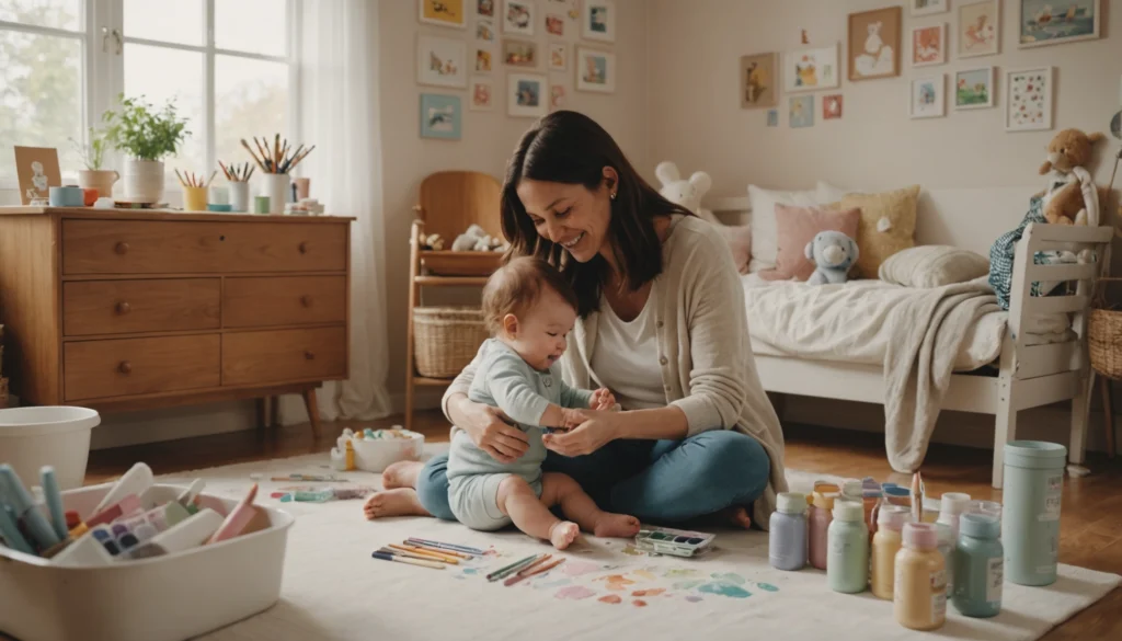 tableau empreinte bébé