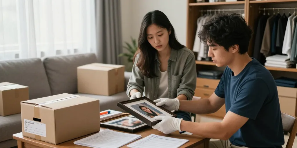 comment faire pour vider une maison apres un deces